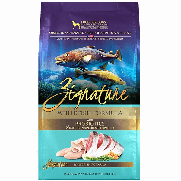 Zignature Limited Ingredient Whitefish Formula Dry Dog Food