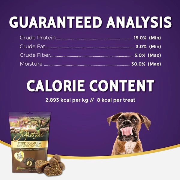 Zignature Pork Flavored Soft Dog Treats