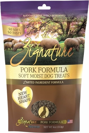 Zignature Pork Flavored Soft Dog Treats