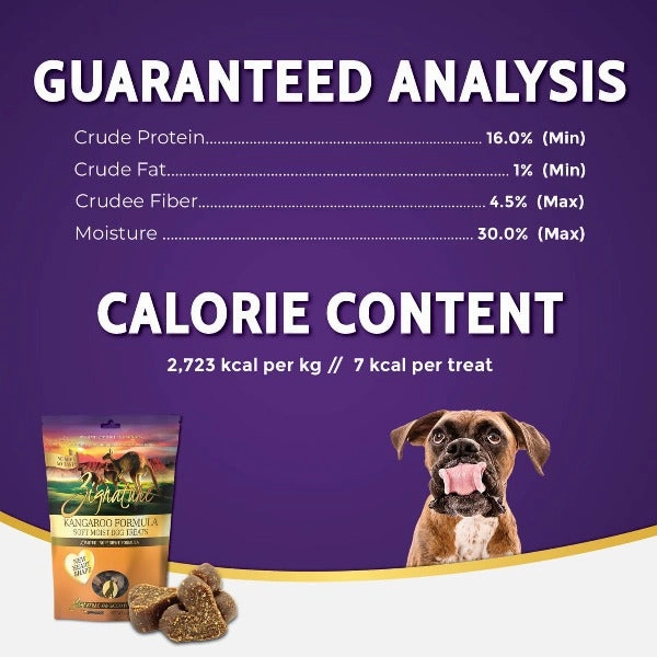 Zignature Soft Moist Kangaroo Formula Dog Treats