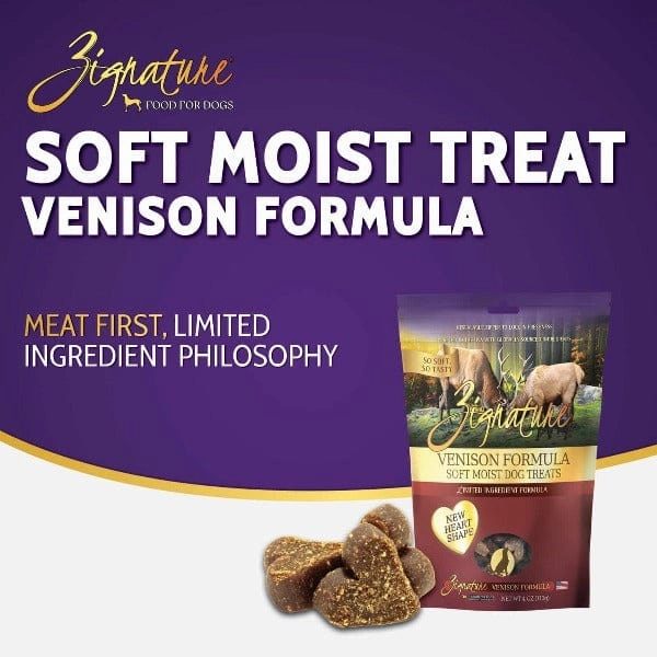 Zignature Soft Moist Venison Formula Dog Treats