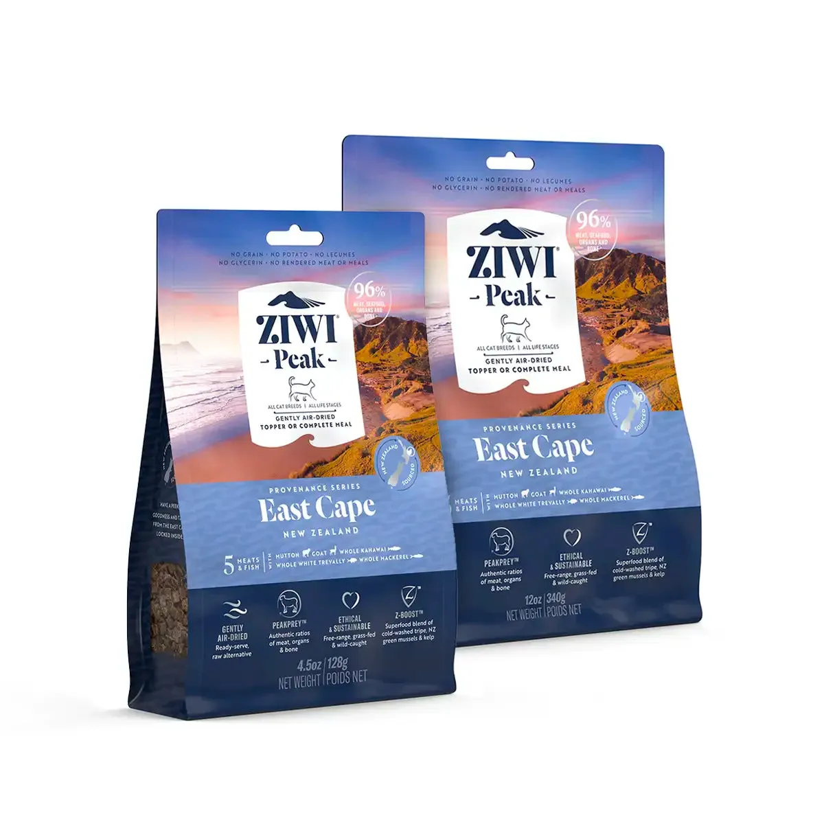 ZiwiPeak Air-Dried East Cape Recipe for Cats