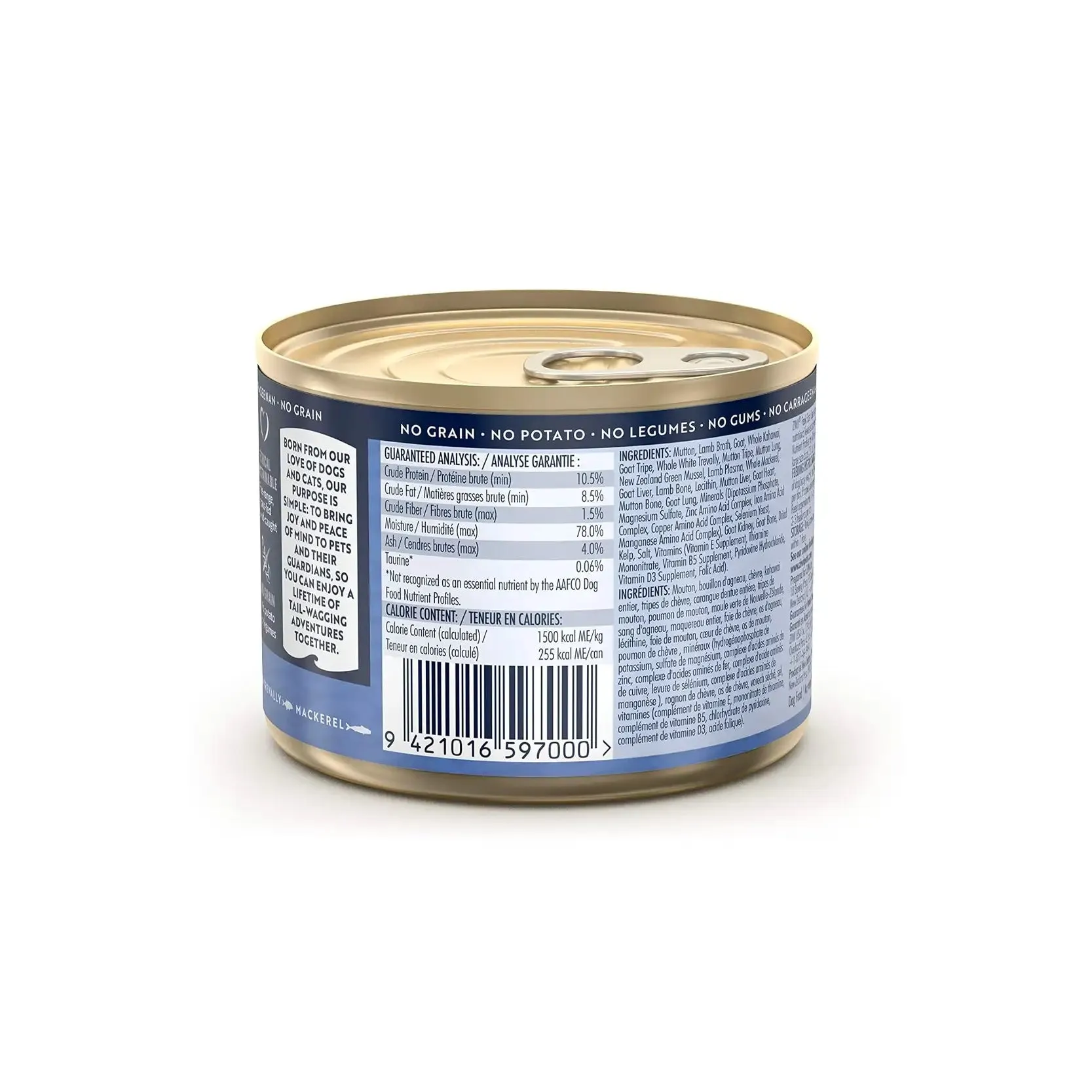ZiwiPeak Moist Dog Food - East Cape Recipe 170g