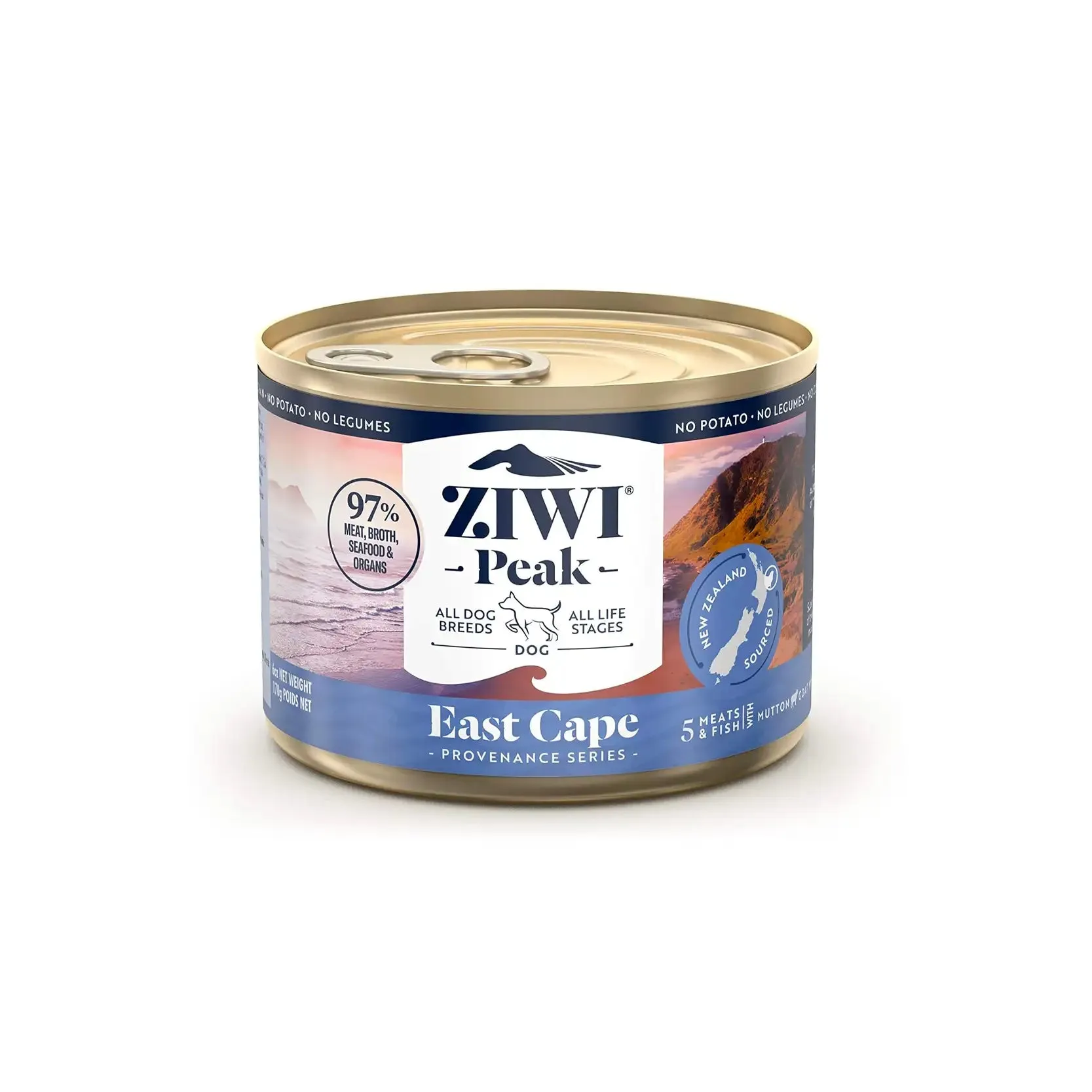ZiwiPeak Moist Dog Food - East Cape Recipe 170g