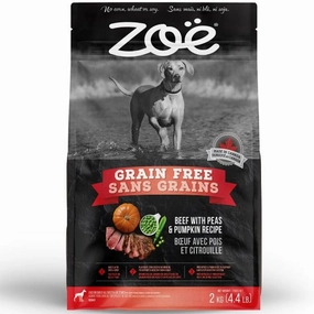 Zo Dog Grain Free Beef with Peas & Pumpkin Dry Dog Food